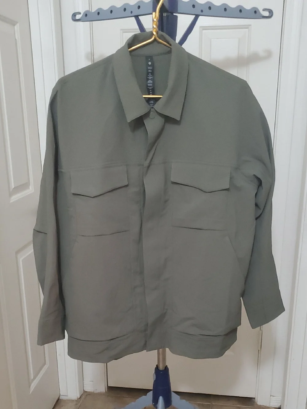 lululemon athletica Olive Green Military-Style Utility Jacket - Picture 1 of 7